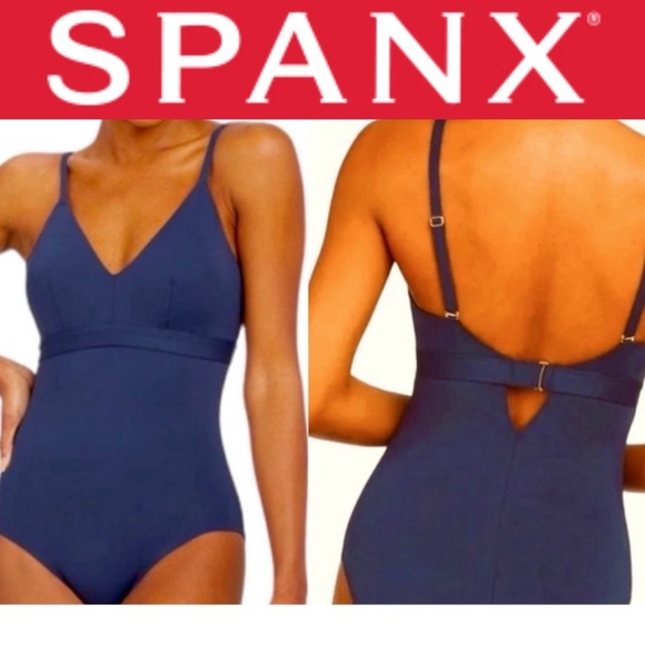 NWT SPANX NAVY CLASSIC ONE PIECE 3X - Picture 1 of 8